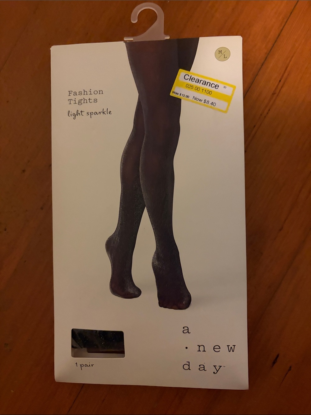 a new day Black Sparkle Fashion Tights